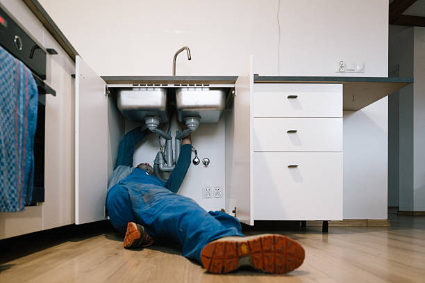 Professional Drain Cleaning technician working in Blandon, PA